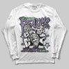 Jordan 1 Retro Low OG Zion Williamson Voodoo Alternate DopeSkill Long Sleeve T-Shirt Distorted Realms Graphic Streetwear - White 