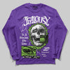 PURPLE Sneakers DopeSkill Long Sleeve T-Shirt Jealousy Graphic Streetwear - Purple