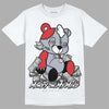 Jordan 4 “Bred Reimagined” DopeSkill T-Shirt MOMM Bear Graphic Streetwear - White 