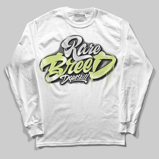 Jordan 4 GS “Light Lemon Twist” DopeSkill Long Sleeve T-Shirt Rare Breed Type Graphic Streetwear - White