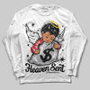 Jordan 4 OG “White Cement” DopeSkill Long Sleeve T-Shirt Heaven Sent Graphic Streetwear - White