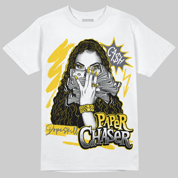 Jordan 4 Lightning DopeSkill T-Shirt NPC Graphic Streetwear - White 