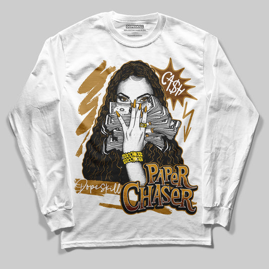 Jordan 13 Wheat 2023 DopeSkill Long Sleeve T-Shirt NPC Graphic Streetwear - White