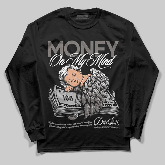 Jordan 4 Retro Cave Stone DopeSkill Long Sleeve T-Shirt MOMM Graphic Streetwear - Black