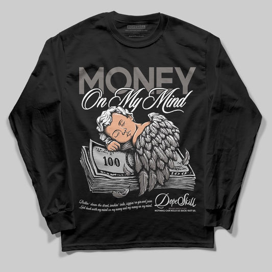 Jordan 4 Retro Cave Stone DopeSkill Long Sleeve T-Shirt MOMM Graphic Streetwear - Black