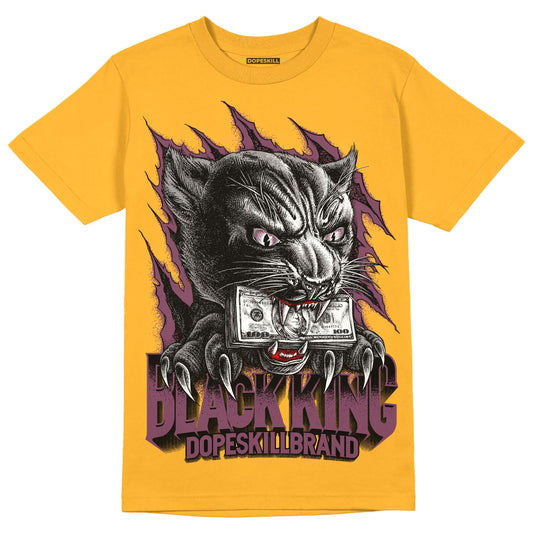Jordan 1 Retro High OG Brotherhood DopeSkill University Gold T-Shirt Black King Graphic Streetwear