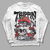 Jordan 4 “Bred Reimagined” DopeSkill Long Sleeve T-Shirt Trippin Graphic Streetwear - White