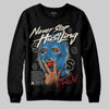 Jordan 3 Retro OG Rare Air DopeSkill Sweatshirt Never Stop Hustling Graphic Streetwear - Black