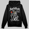 Black and White Sneakers DopeSkill Hoodie Sweatshirt Ambition Graphic Streetwear - black