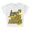 Dunk Low Vintage “Michigan” DopeSkill Women's Crop Top LOVE Graphic Streetwear - White