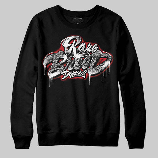 Jordan 3 OG “Black Cement” DopeSkill Sweatshirt Rare Breed Type Graphic Streetwear - Black