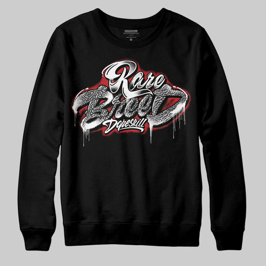 Jordan 3 OG “Black Cement” DopeSkill Sweatshirt Rare Breed Type Graphic Streetwear - Black