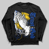 Jordan 14 “Laney” DopeSkill Long Sleeve T-Shirt Trust God Graphic Streetwear - Black