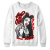 Jordan Spizike Low Bred DopeSkill Sweatshirt New H.M.O Graphic Streetwear - White