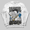 Jordan 9 Cool Grey DopeSkill Long Sleeve T-Shirt Sorry I've Been Trappin Graphic Streetwear - White