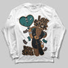 Adidas Samba OG Leopard Pack Collegiate Green DopeSkill Long Sleeve T-Shirt Love Sick Graphic Streetwear - White