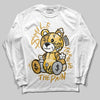 Jordan 12 "Phantom" DopeSkill Long Sleeve T-Shirt Smile Through The Pain Graphic Streetwear - White