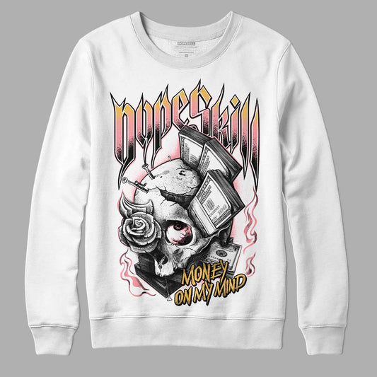 Jordan 3 GS “Red Stardust” DopeSkill Sweatshirt Money On My Mind Graphic Streetwear - White