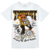Jordan 12 Retro Black Taxi DopeSkill T-Shirt Threat Graphic Streetwear - White