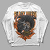 Jordan 12 Retro Brilliant Orange DopeSkill Long Sleeve T-Shirt New Black Queen Graphic Streetwear - White