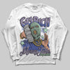 Jordan 1 Retro Low OG Zion Williamson Voodoo Alternate DopeSkill Long Sleeve T-Shirt Get Rich Graphic Streetwear - White 