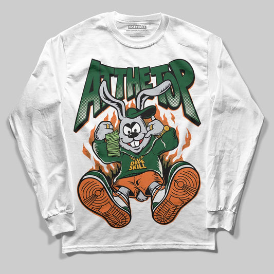 SoleFly x Air Jordan 3 “Fruits Of Our Labor” DopeSkill Long Sleeve T-Shirt At The Top Graphic Streetwear - White