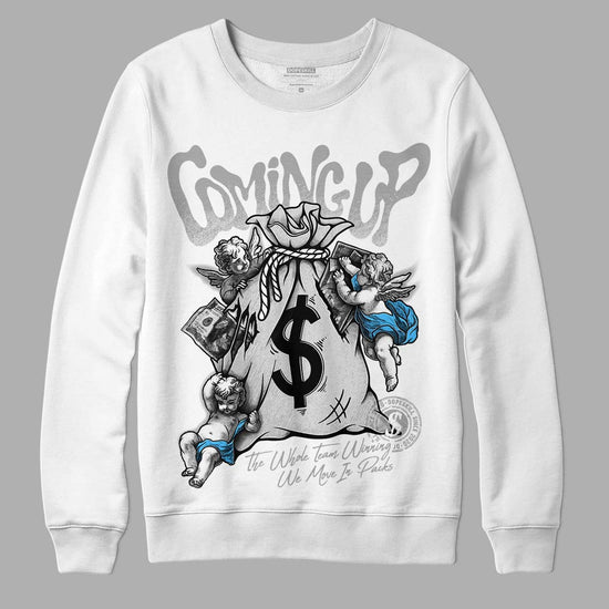 Dunk Low ‘Pure Platinum’ DopeSkill Sweatshirt Money Bag Coming Up Graphic Streetwear - White 