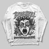Jordan 10 Retro Shadow (2025) DopeSkill Long Sleeve T-Shirt Root of Evil Graphic Streetwear - WHite