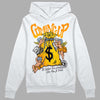 Jordan 6 “Yellow Ochre” DopeSkill Hoodie Sweatshirt Money Bag Coming Up Graphic Streetwear - White