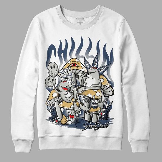 A Ma Maniere x Jordan 5 Dawn “Photon Dust” DopeSkill Sweatshirt Chillin Graphic Streetwear - WHite