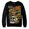 Yellow Sneakers DopeSkill Sweatshirt Side Hustle Graphic Streetwear - Black