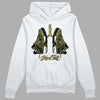 Jordan 4 Retro SE Craft Medium Olive DopeSkill Hoodie Sweatshirt Breathe Graphic Streetwear - White 