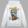 Jordan 13 “Blue Grey” DopeSkill Hoodie Sweatshirt Never Stop Hustling Graphic Streetwear - White 