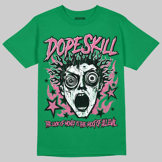 Green Sneakers DopeSkill T-Shirt Root of Evil Graphic Streetwear - Irish Green