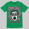 Green Sneakers DopeSkill T-Shirt Root of Evil Graphic Streetwear - Irish Green