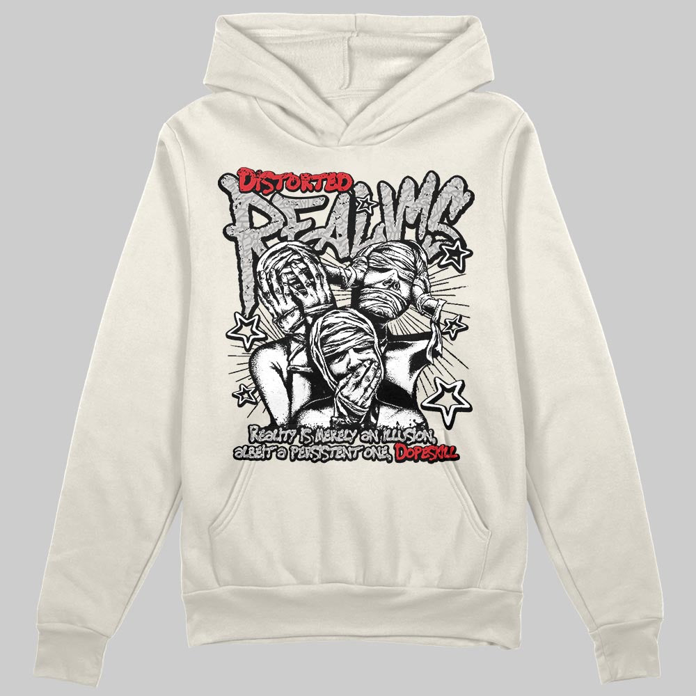 Jordan 1 Retro High OG “Sail” DopeSkill Hoodie Sweatshirt Distorted Realms Graphic Streetwear