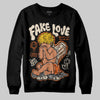 Jordan 3 “Starfish” DopeSkill Sweatshirt False Love Graphic Streetwear - Black