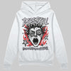 Grey Sneakers DopeSkill Hoodie Sweatshirt Root of Evil Graphic Streetwear - White