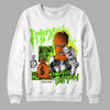 Neon Green Sneakers DopeSkill Sweatshirt Drip'n Never Tripp'n Graphic Streetwear - White