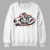 Jordan 1 High OG “Black/White” DopeSkill Sweatshirt Rare Breed Type Graphic Streetwear - White 