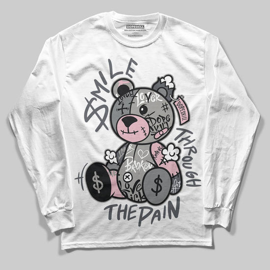 Air Max 95 OG “Pink Foam” DopeSkill Long Sleeve T-Shirt Smile Through The Pain Graphic Streetwear - White
