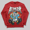 Red Sneakers DopeSkill Long Sleeve T-Shirt At The Top Graphic Streetwear - Red