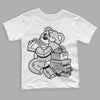 Dunk Low ‘Pure Platinum’ DopeSkill Toddler Kids T-shirt Bear Steals Sneaker Graphic Streetwear - White