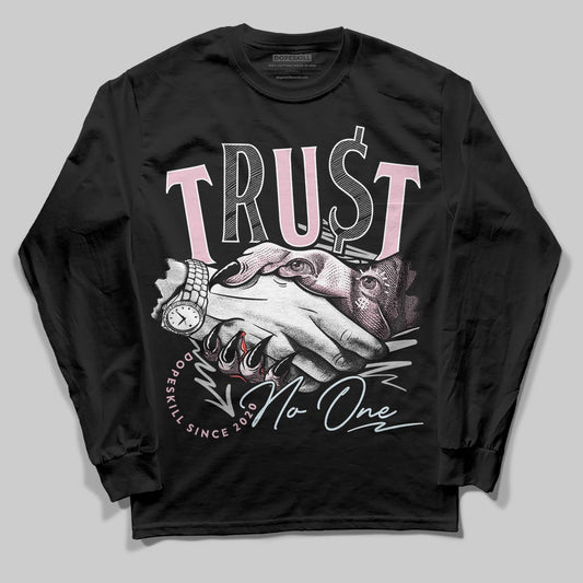 Jordan 5 OG “35th Anniversary” DopeSkill Long Sleeve T-Shirt Trust No One Graphic Streetwear - Black