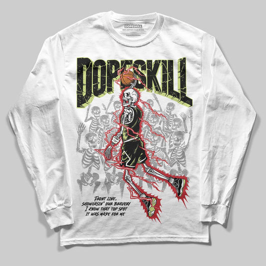 Jordan 11 “Inner Beast” DopeSkill Long Sleeve T-Shirt Thunder Dunk Graphic Streetwear - White