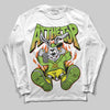 Neon Green Sneakers DopeSkill Long Sleeve T-Shirt At The Top Graphic Streetwear - White