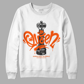 MSCHF Super Normal 2 Orange Milk DopeSkill Sweatshirt Queen Chess Graphic Streetwear - White