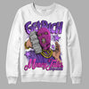 PURPLE Sneakers DopeSkill Sweatshirt Get Rich Graphic Streetwear - White 