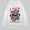 Jordan 4 “Sierra Red" DopeSkill Hoodie Sweatshirt The Mouth With No Droughts Graphic Streetwear - White