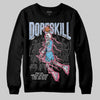 Jordan 3 GS “Cobalt Bliss” DopeSkill Sweatshirt Thunder Dunk Graphic Streetwear - Black